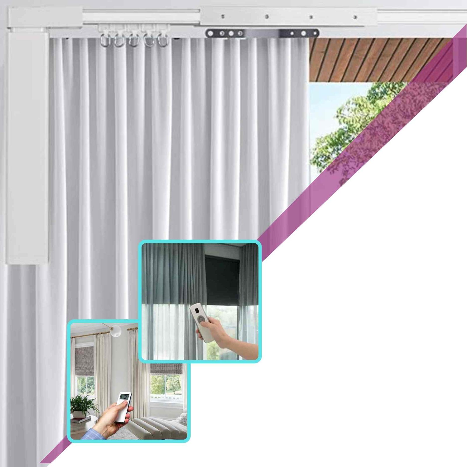 motorized curtains in UAE