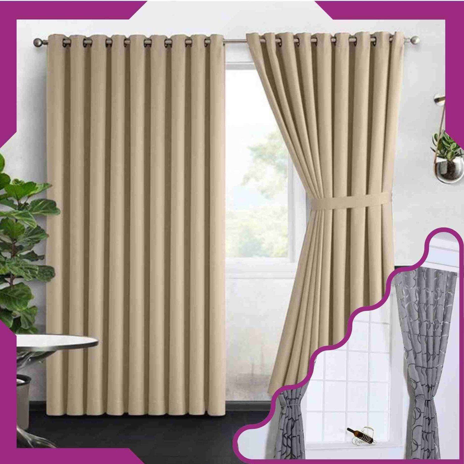 eyelet curtains in Dubai