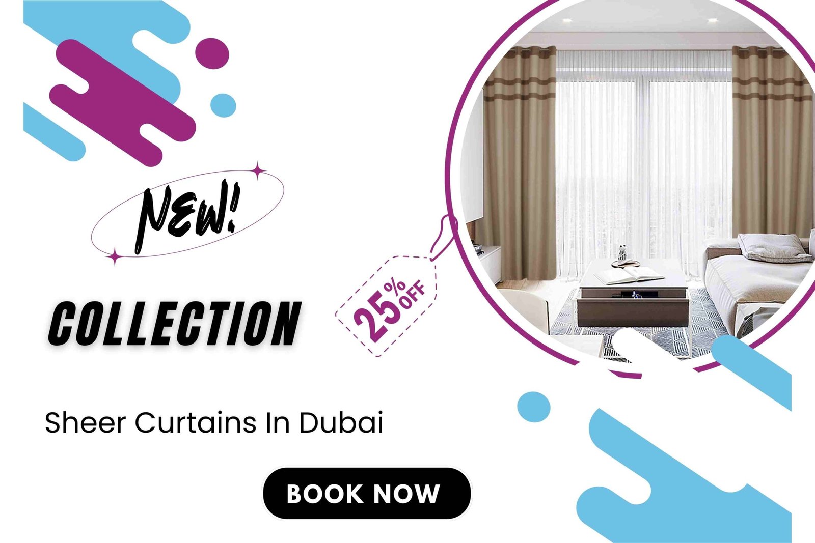 sheer curtains in dubai